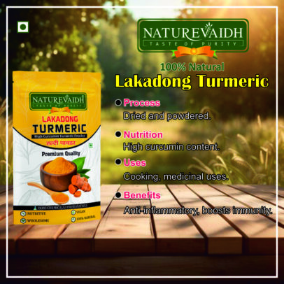 Naturevaidh Lakadong Turmeric Powder