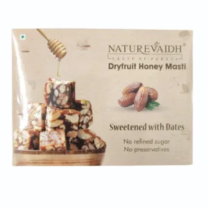 Naturevaidh Dryfruit Honey Masti Sweet (Natural Energy Mix | Honey Infused | Healthy Sweet Treat)